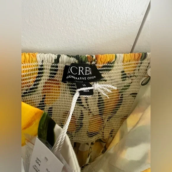 J. Crew A-Line Limoncello Midi Dress - Picture 4 of 5